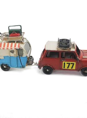 复古铁艺旅游1604E-55房模型欧收藏式简饰约家居装车品摆件主题酒