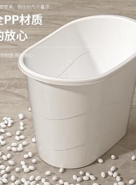 成人泡澡家用塑FXI料身大号洗澡浴桶加厚小户型大桶泡人澡浴缸全