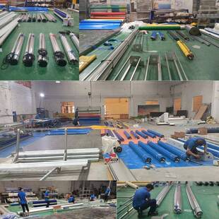 升pvc178快速堆积门柔性仓风自动抗感应升降防尘卷闸门库提保温布