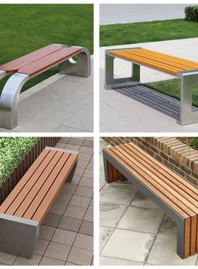 椅gyy-bdkb座椅条广场凳学校塑木公园户外椅闲景长区等休候防腐木