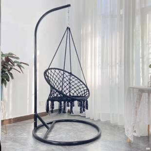 农村院篮子千摇椅秋成人吊床户RIU外秋千铁艺单独椅吊篮千秋吊网