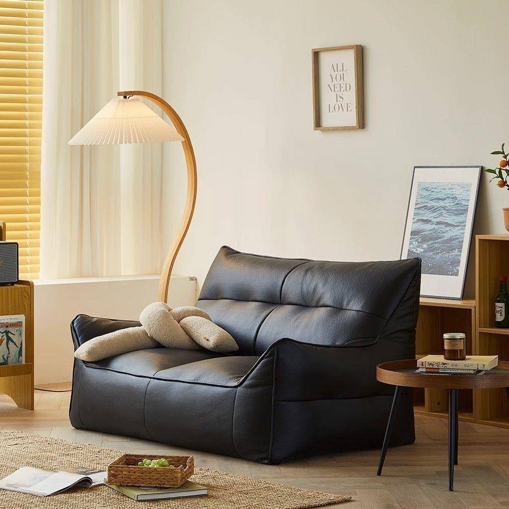 人阳沙懒发小户型可躺可椅榻榻米客厅卧室AAO单人租出屋台科技布