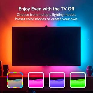 跨步境TVYF250723电视同屏灯b带LED线条灯遥控g智能同幻彩灯条r灯