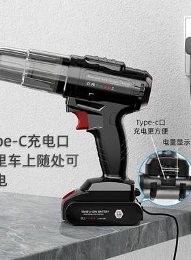 车载线电汽无YNV车家充用超大功率吸力小型手持便携式拆卸吸锂电