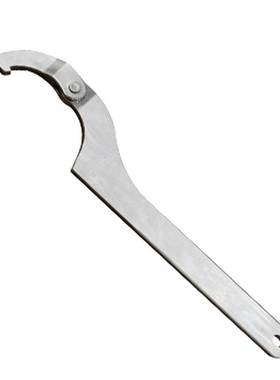 WEDO维度不锈钢勾扳手 防磁304白钢月牙可调勾头扳子ST8124B