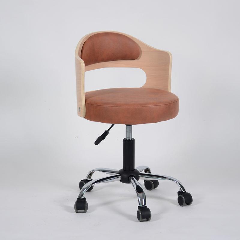 实木小巧简脑椅书桌学生电升降转椅小型BPD书房家约用靠背办公椅