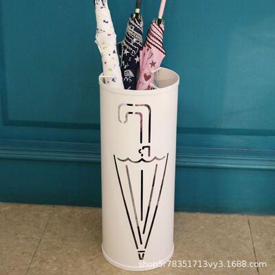 铁艺收11368纳伞桶落式放家架子雨伞置物架商用地酒店大堂用伞筒