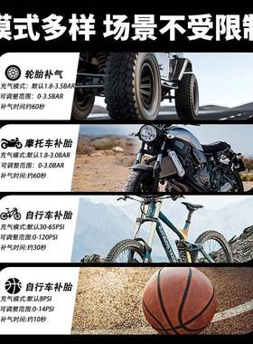 无车载线充气泵便动携式汽车用打打IKS气泵电轿车轮胎车用高压气