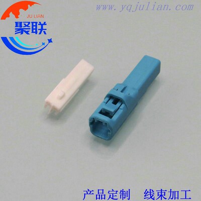 6098-3853白色 2P汽车线束插头DJ7022-1.2-11/21公母 6098-3857蓝