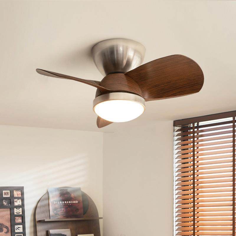 法式中古卧室风扇灯家用一体静音吸顶电扇灯复古胡桃木餐厅吊扇灯,家装灯饰光源,风扇灯,淘宝优惠券,粉丝福利购,淘宝优惠卷