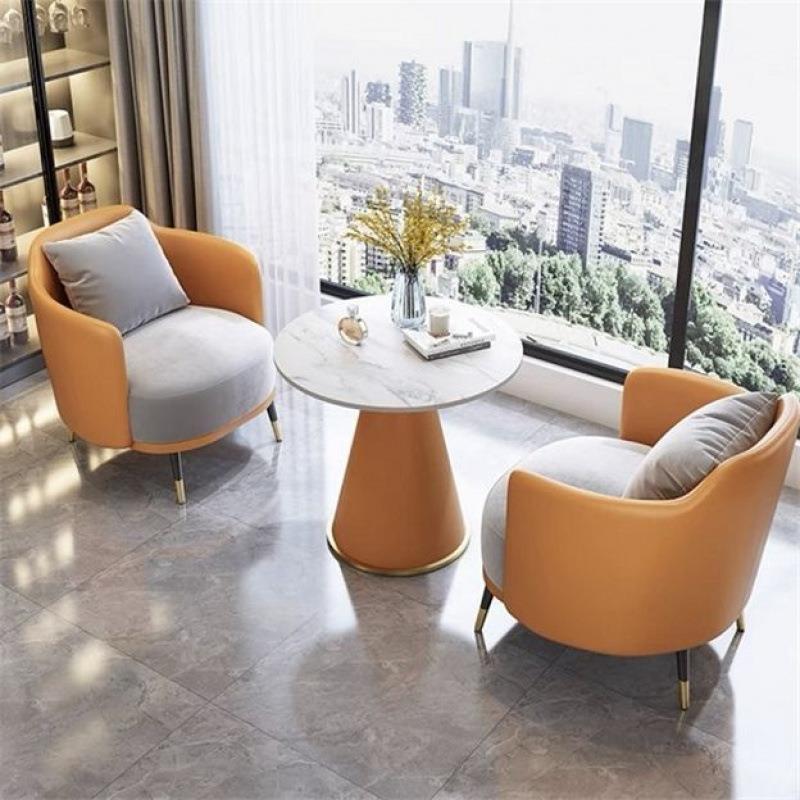 阳台桌椅组合简约茶桌椅套装会客休闲沙发酒店网红小茶几洽谈