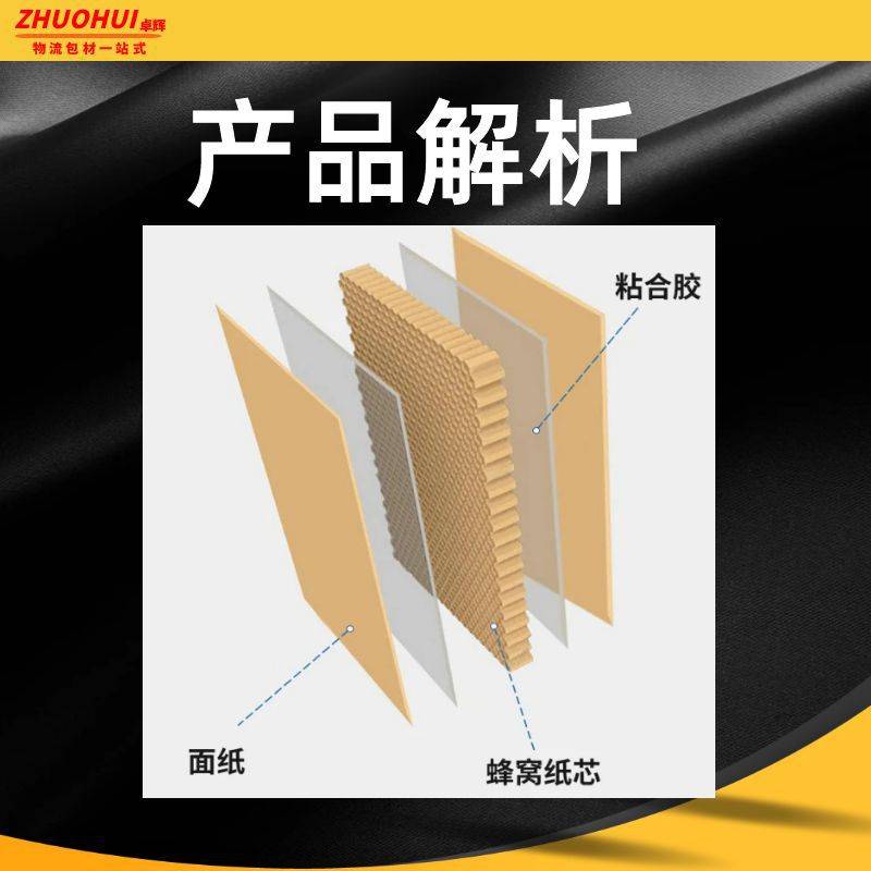 出口货物摆放工业纸卡板垫板物流打包快递环保蜂窝纸板托盘免熏蒸