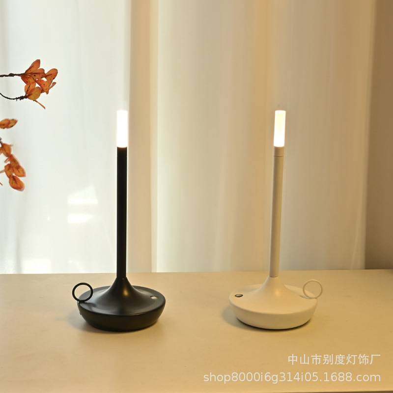 跨境户外露营充电触摸装饰台灯现代简约复古酒吧创意床头小夜灯