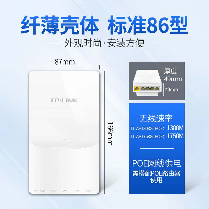 TL-AP1308GI-POE面板式