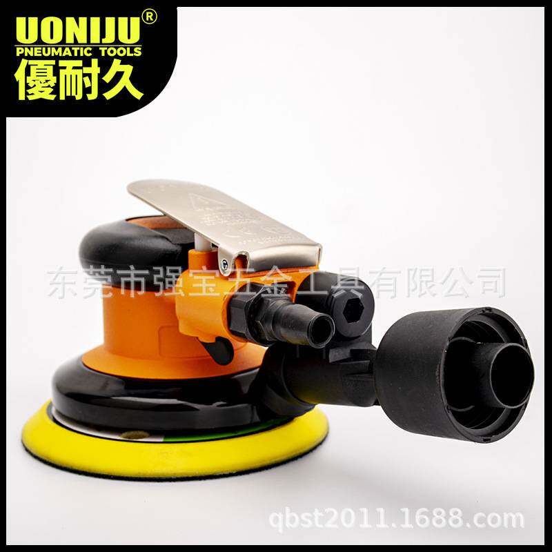 UNJ-5268D打磨机汽车腻子干磨机自吸尘式抛光机5寸气动工具砂纸机
