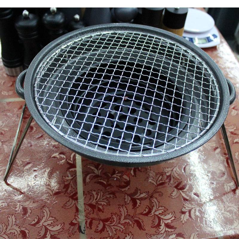 烧烤架BBQ架子韩式烧烤炉 户外便携式木炭烧烤架 现货 户外野餐