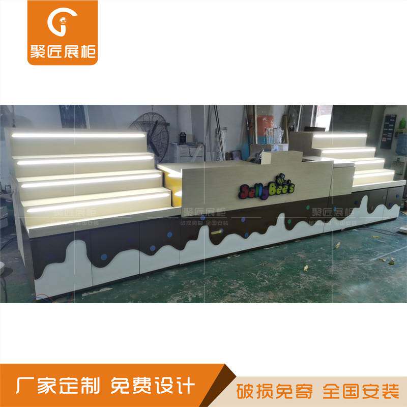 网红冰糖葫芦展示柜商场多经点位甜品奶酪陈列柜特色小吃中岛柜子