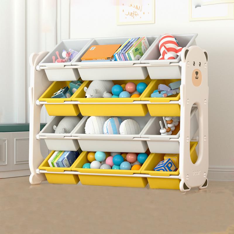 儿童玩具收纳架宝宝玩具架分类整理箱幼儿园书架绘本架储物柜