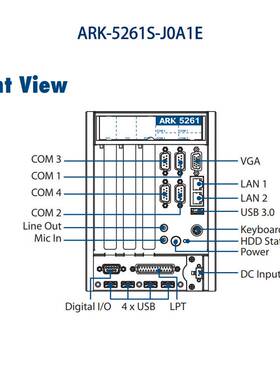 ARK-5260F-D1E停产用研华ARK-5261S-J0A1E/ARK-5261P工控机主机