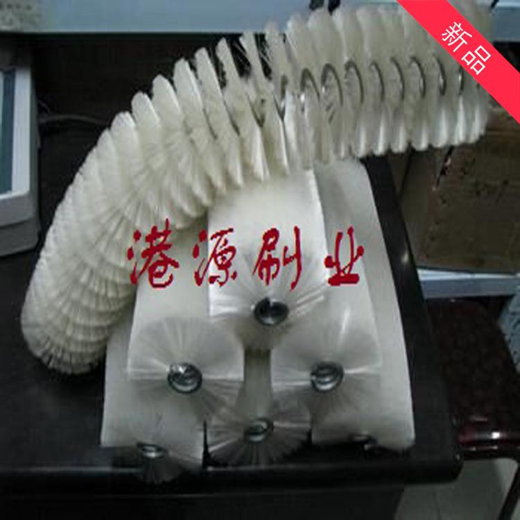 各种规格内缠绕式弹簧刷钢带刷间距弹簧毛刷钢缠绕刷