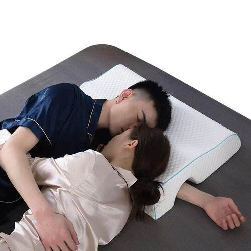 情侣枕头一体不压手防压麻手臂助睡眠记忆棉枕头男友情侣枕双人枕