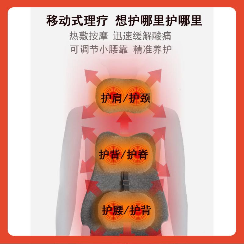 ∞腰垫F76MJM85办室久护腰按摩靠枕靠公办公椅车用座椅靠坐背垫加