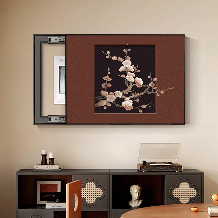 中古风电表箱装饰画电箱遮挡装饰适合大白墙的装饰画弱电箱盖板