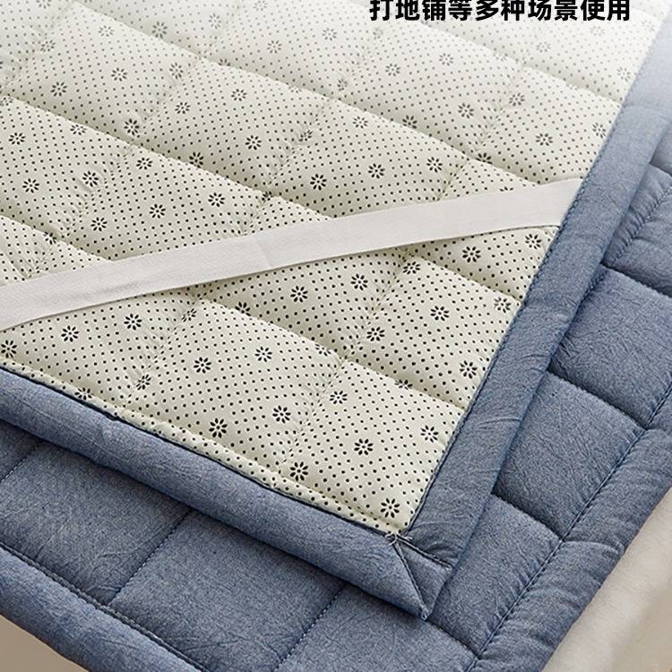 全棉床垫软垫薄款家用席梦思保护垫被榻榻米褥子纯棉防滑铺床褥子