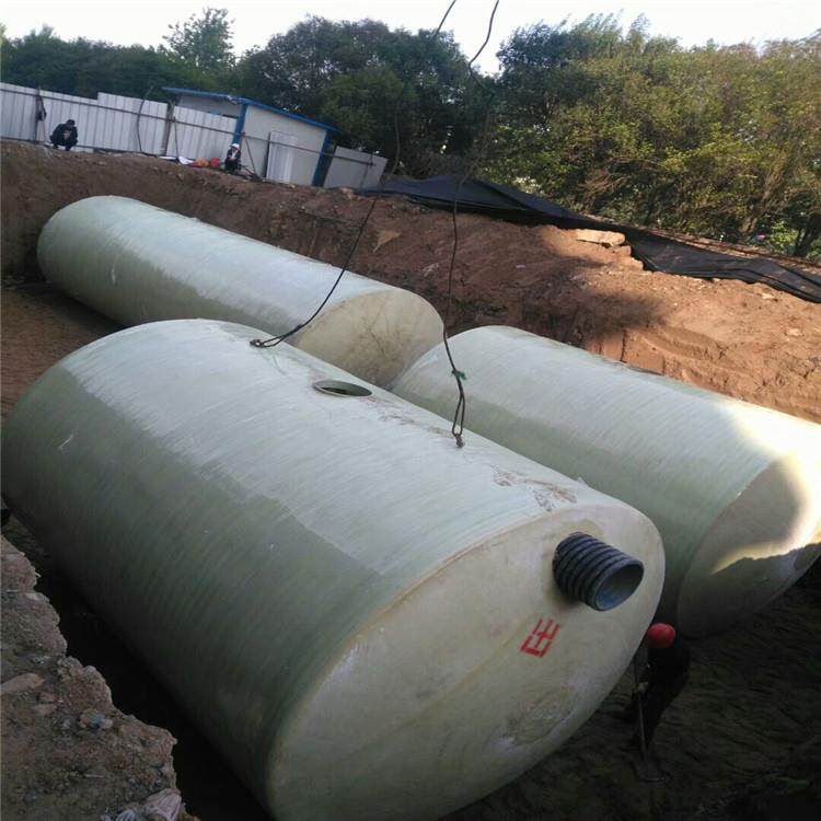 40立方机械缠绕玻璃钢化粪池、隔油池、蓄水池、污水处理池