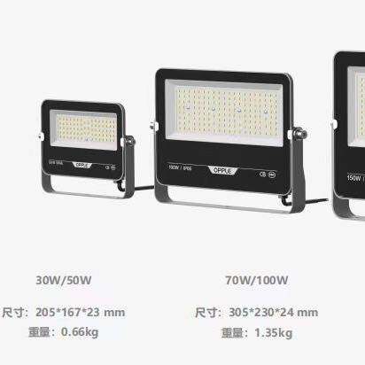 led投光灯熠辉50w100w150w200w大功率户外泛光灯ip65防水熠耀