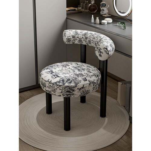 轻奢化妆凳卧室梳妆凳简约网红女生卧室家用梳妆台椅子美甲J&