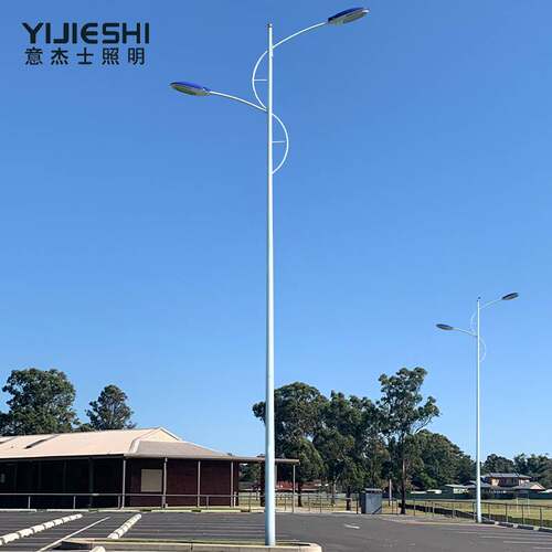 中山意杰士路灯厂家 LED户外高低双头市电市政工程道路照明路灯