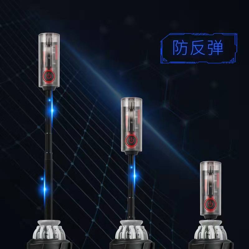 雨伞全自动反向伞机械手柄10股三折商务男士节节收加印logo广告伞