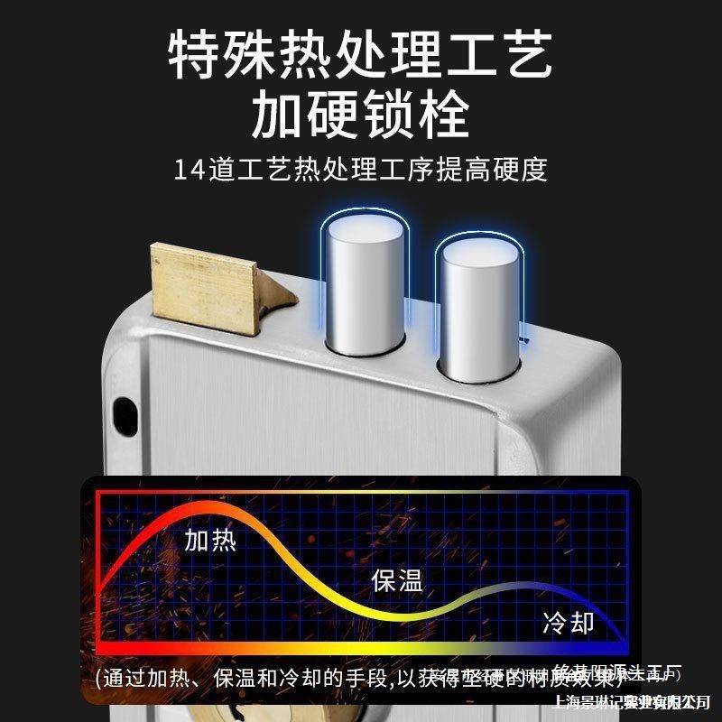#门锁家用通用型锁具老式防盗大门铁门外装木门农村不锈钢牛头房