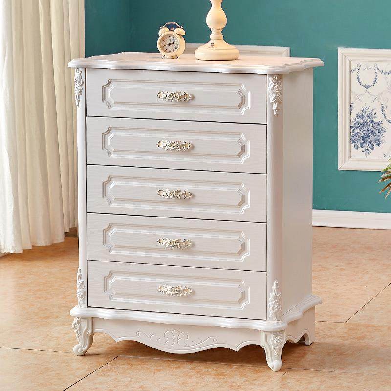 欧式五斗柜白色雕花客厅组装收纳储物柜卧室五斗橱简约现代抽屉柜,影音电器,DIY配件,淘宝优惠券,粉丝福利购,淘宝优惠卷
