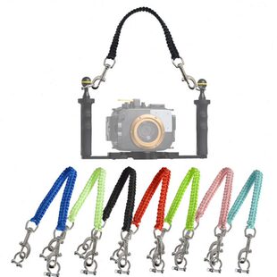 潜水相机提绳夜光 防水壳握把提把  水下摄影灯臂支架提手挂绳扣