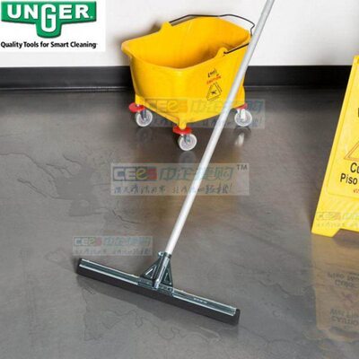 德国进口UNGER安格推水地刮 黑胶海绵刮水器 地面刮地板刮推水器