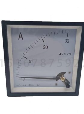 指针式电压表42C20-V  直流电流表42C20-A 120MMX120MM 电压齐全