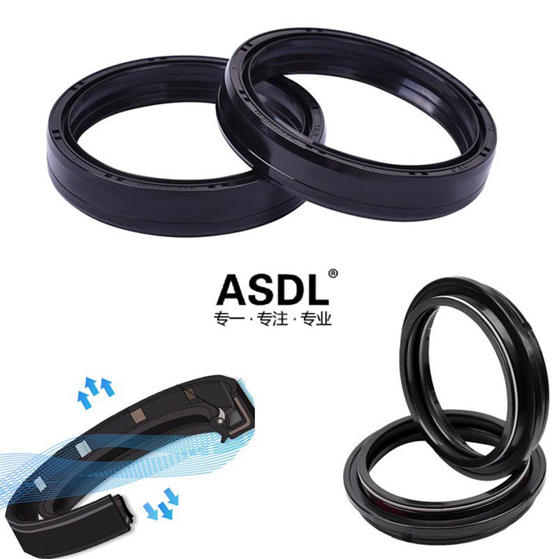 摩托车前叉骨架油封50*59.5*11前减震油封避震丁腈橡胶TC密封胶圈