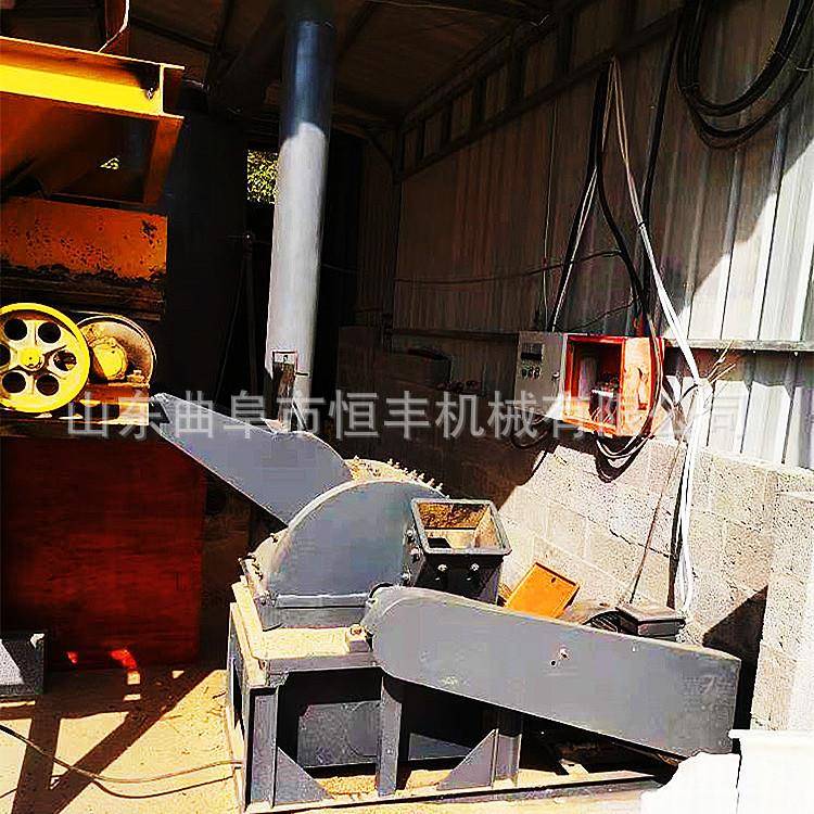 多功能双口树枝树杈粉碎机电动木块木头粉碎机菌菇木屑粉碎机