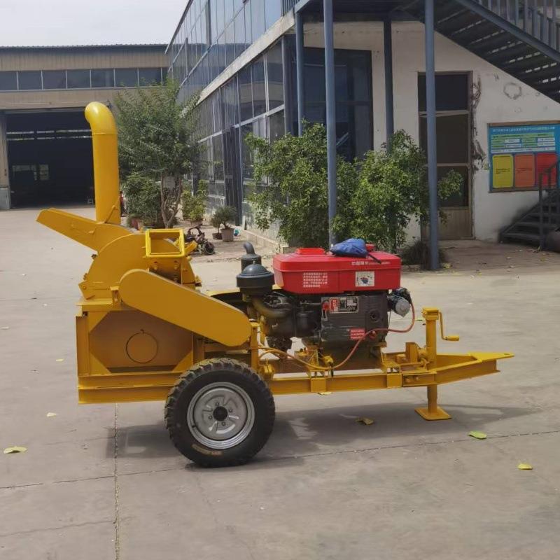 出口20公分圆木粉碎机树枝树杈粉碎机木头边角料粉碎机