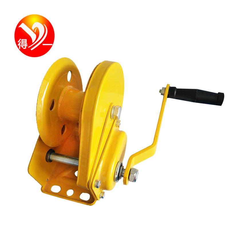 厂家自锁式绞盘1200磅2600磅手摇绞盘牵引机双向自锁绞盘
