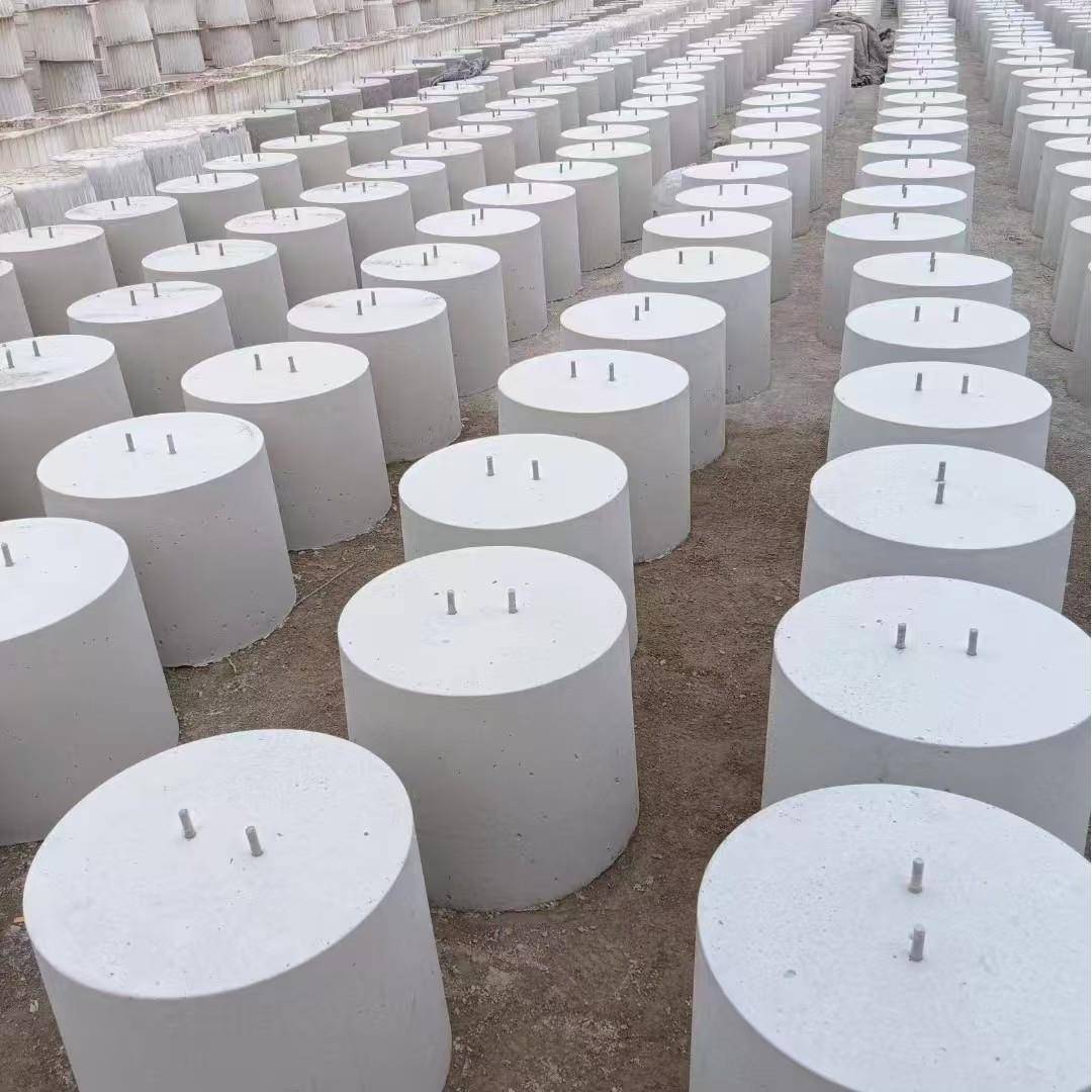 水泥光伏墩太阳能光伏发电墩水泥墩圆形方形光伏墩混凝土底座