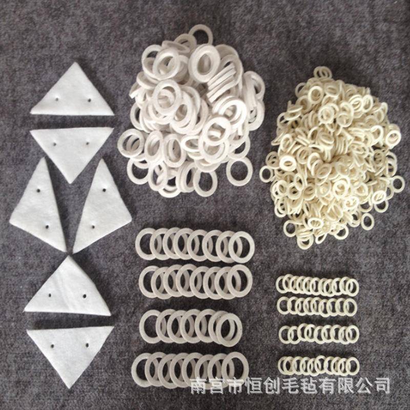 羊毛毡垫圈厂家现货异形吸油毛毡垫工业密封异型毛毡垫片羊毛垫圈