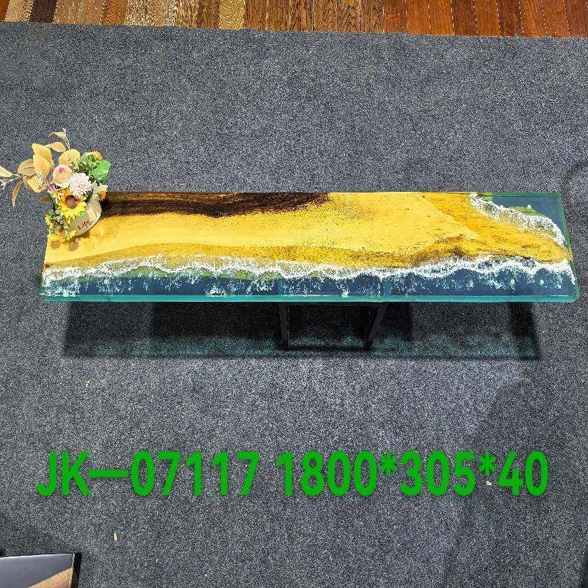 简约胡桃木树脂长凳办公室实木开会椅创意透明电视柜长条凳,商业/办公家具,休闲椅/午休椅/骑马椅,淘宝优惠券,粉丝福利购,淘宝优惠卷