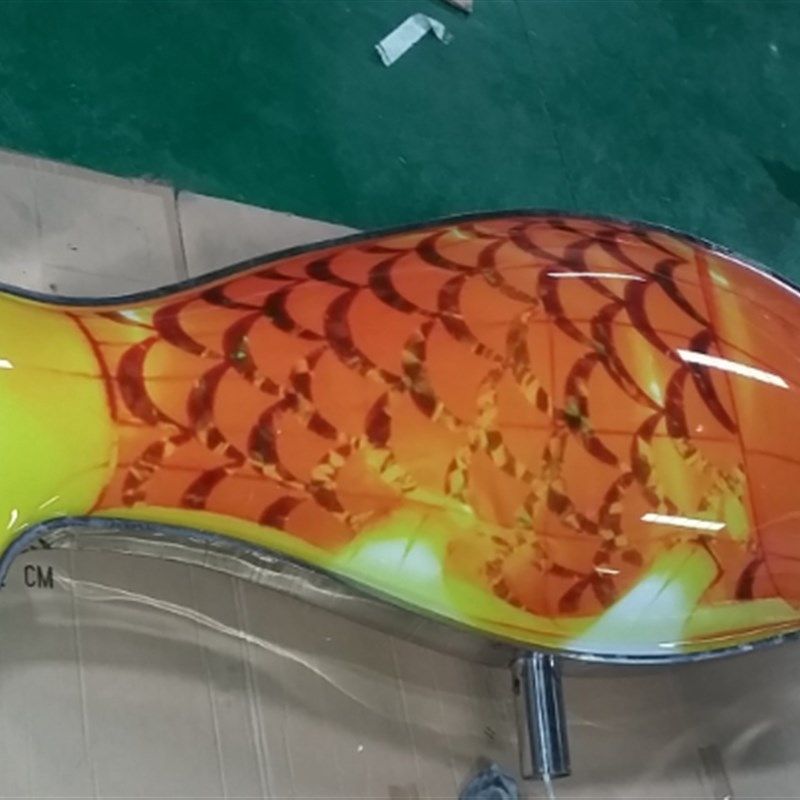 户外防水餐饮火锅店造型大型吸塑鱼虾景观招牌立体特色灯箱可定制