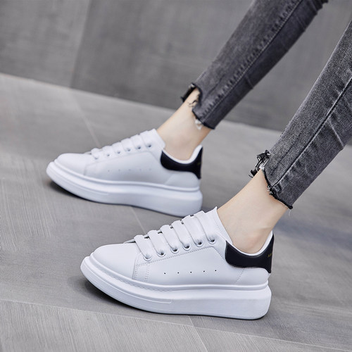 2021春季新款百搭小白鞋女学生韩版厚底休闲运动鞋子网红老爹女鞋