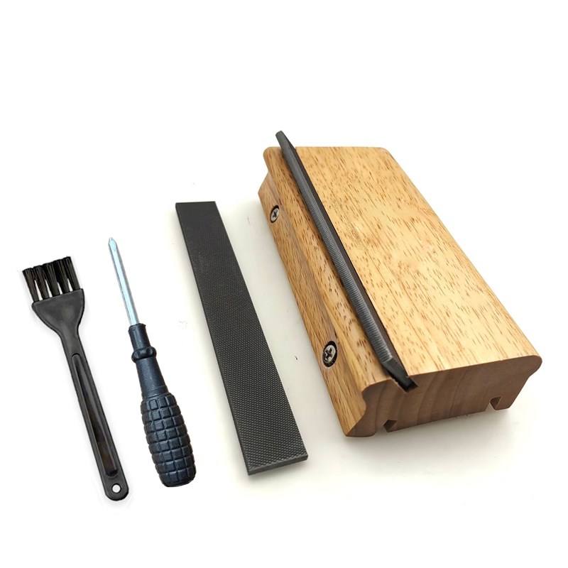 3/23/35度音l品端斜角锉刀 三合一音锉吉他音品端修整找平倒角工