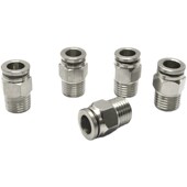 304不锈钢快插PC6 02分直通气管接头 4终端8 01分气动快速PC8