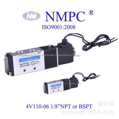 4V110-06电磁阀NMPC原装VALVE宁茂气动AC220V DC24V 3V110-06 12V